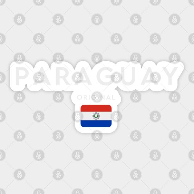 Paraguay flag, paraguayan flag Sticker by eka123